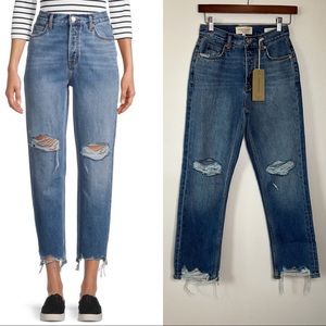 “NEW” Current/Elliot‎ Distressed Vintage Fit Jeans Sz 23 (00)